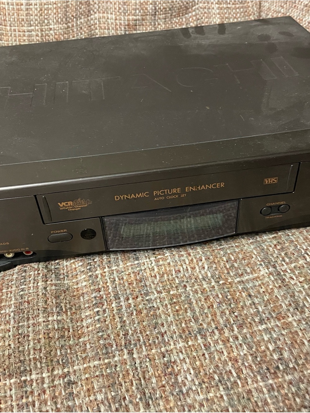 Portable VHS/DVD Player with Dynamic Picture Enhancer - Black